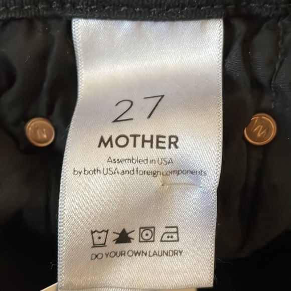 Mother High Waisted Looker Ankle Fray Jeans Size 27 - Picture 9 of 10